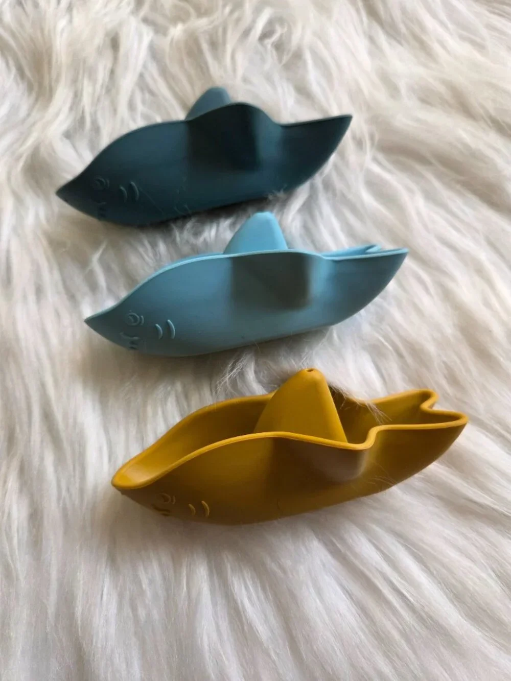 Shark Boat Baby Bath Toy Set